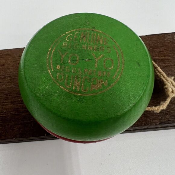 Duncan Bosco Bear Wooden Yo-Yo Vintage 50s Toy - Picture 2 of 6